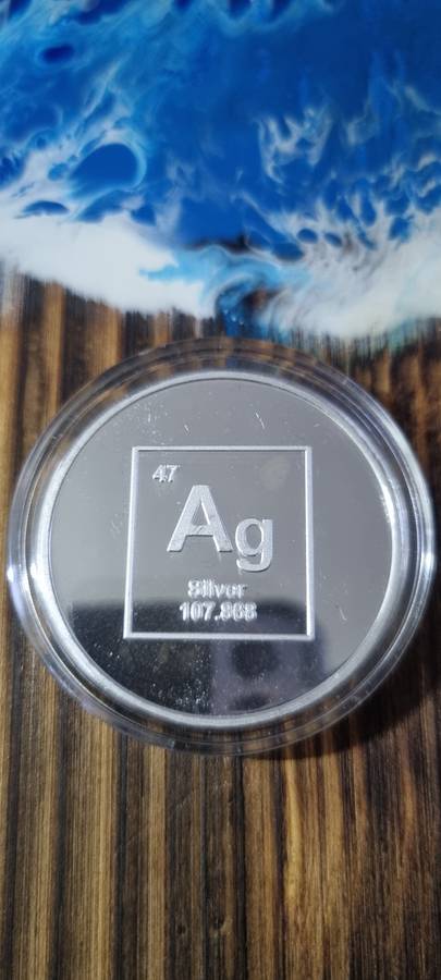 1 oz element silver coin