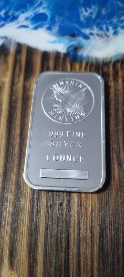 1oz sunshine silver bar
