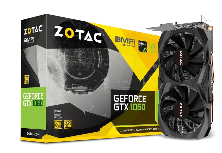 ZOTAC GTX 1060 3GB Graphics Card