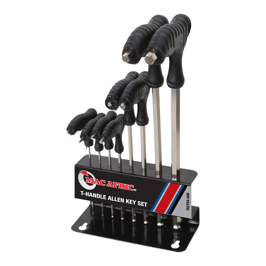 MAC AFRIC 8 PCS T-Handle Allen Key Set with Stand