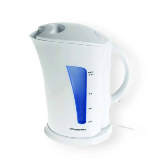 Pineware Cordless White Kettle