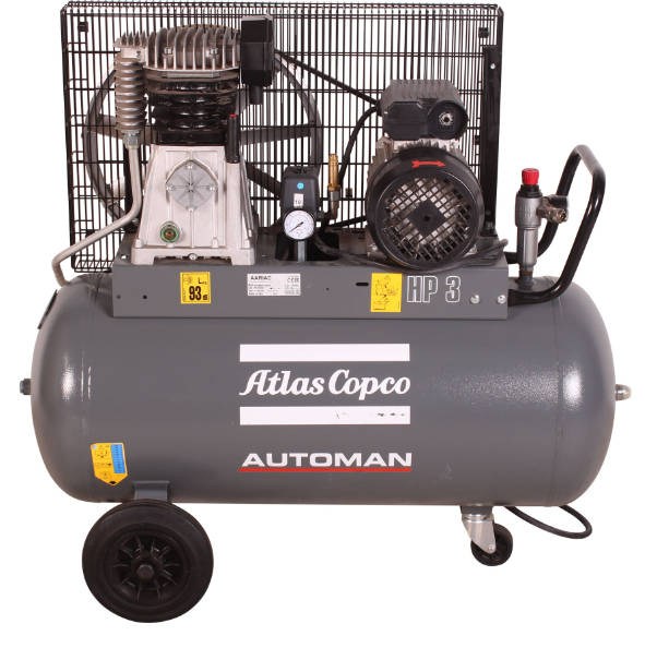 AC 30 E 90L 2.2 KW (3 HP) 230 V Belt Driven Mobile Air Compressor