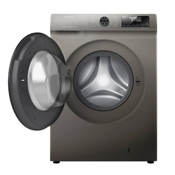 Hisense 9Kg Grey Front Loader Washing Machine WFQP9012VMT