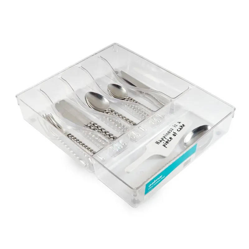 Cutlery Tray Clear 407mm x 334mm x 78mm