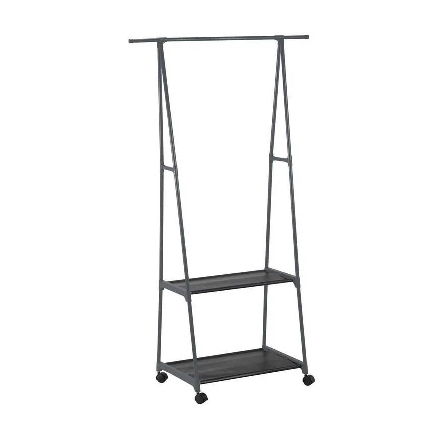 Clothes Rack with 2 Shelves