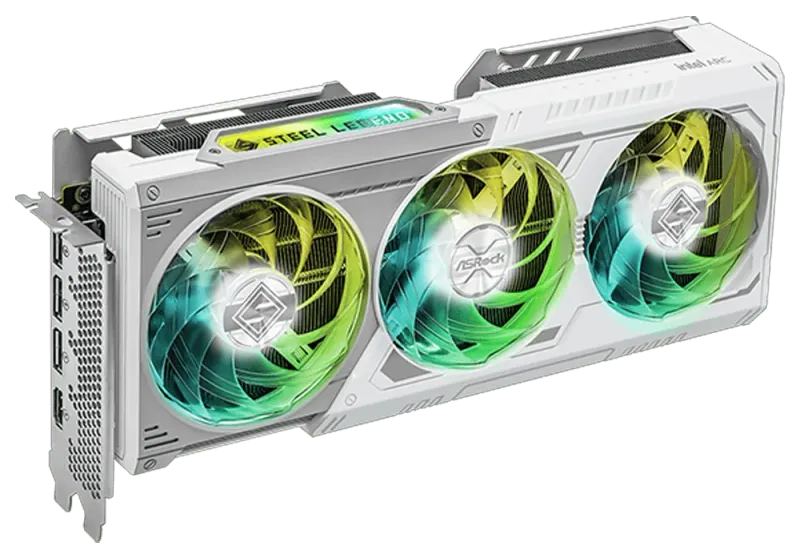 ASRock Intel ARC B580 Steel Legend OC 12GB Graphics Card  Ultimate Gaming Performance