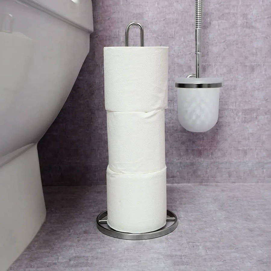 Spare Toilet Roll Holder, Stainless Steel