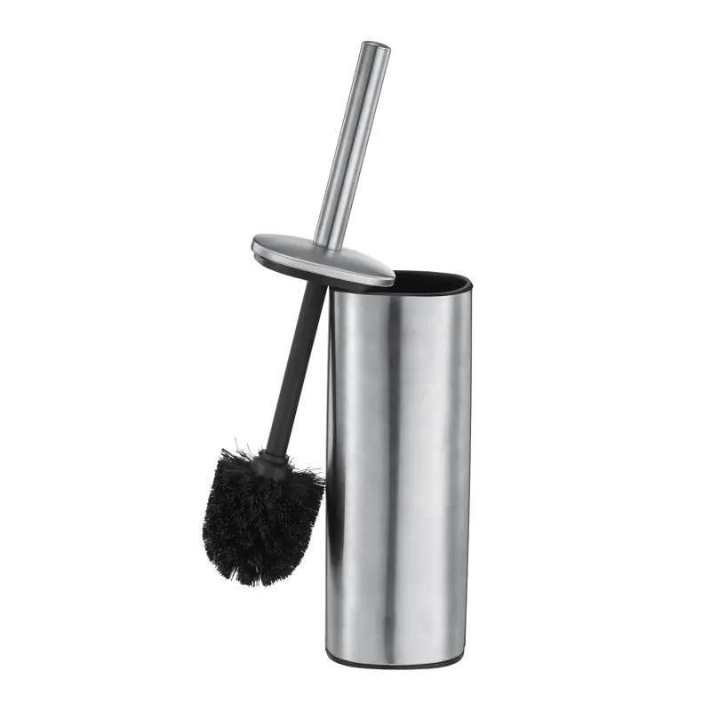 Square Stainless Steel Toilet Brush Holder Set