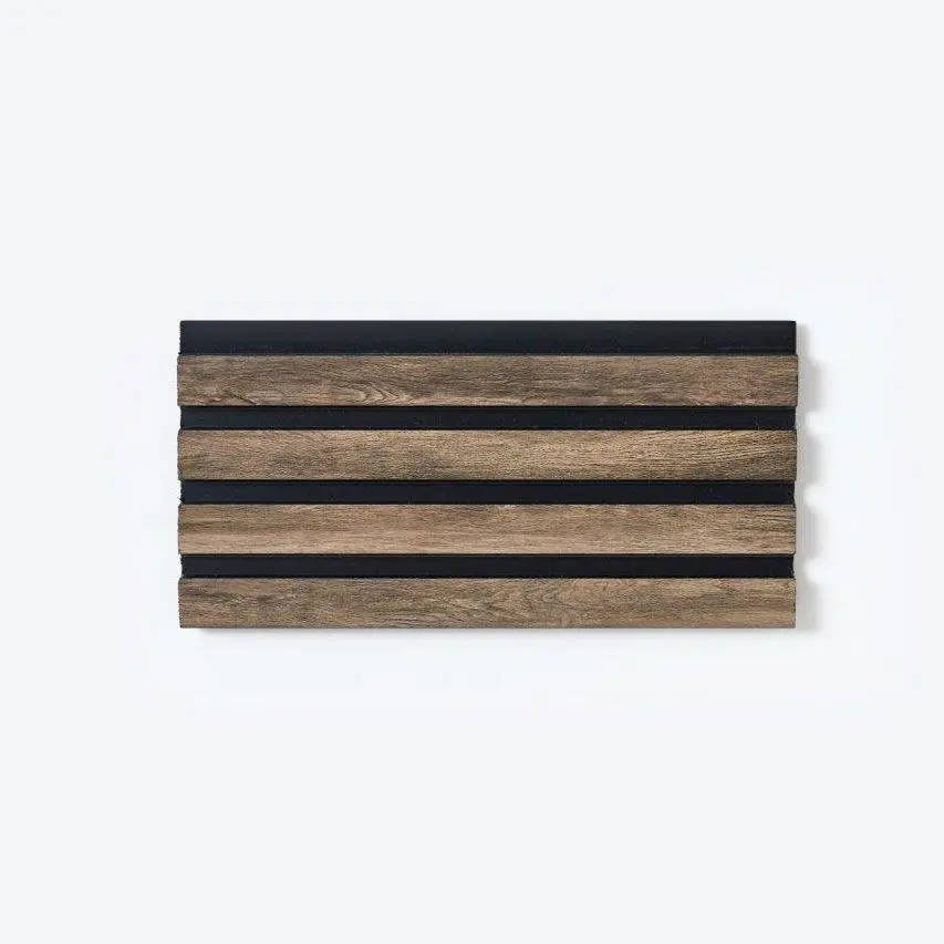 Chart Walnut/Black Cladding Panel, 2900mm x 120mm
