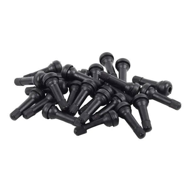 TR414 Snap-In Rubber Tire Valves  Pack of 25