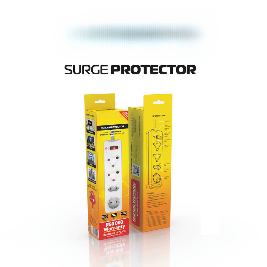 4-Way High Surge Multiplug
