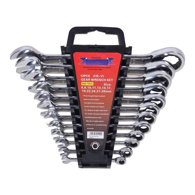 12-Piece Gear Wrench Set