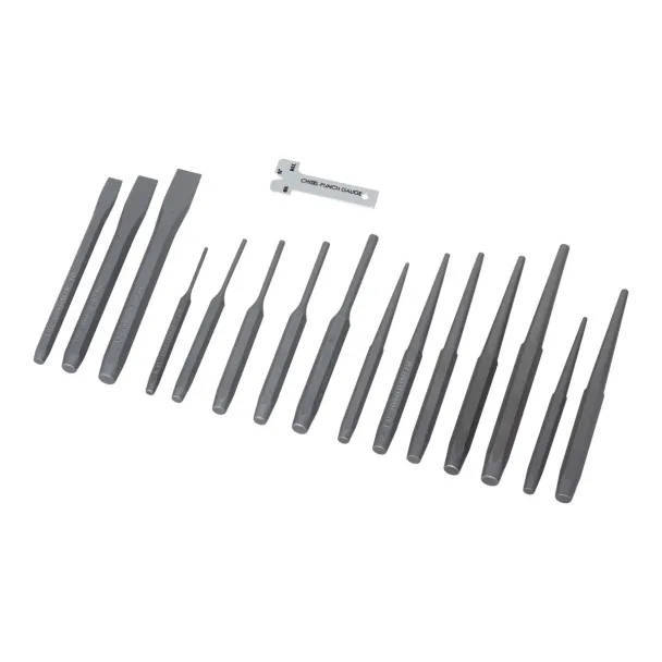 16-Piece Chrome Vanadium Punch & Chisel Set