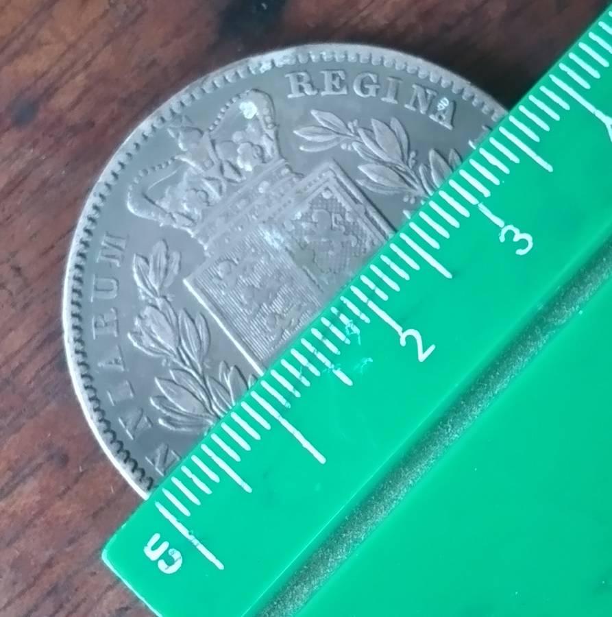 1844 Great Britain Silver Crown - Scarce