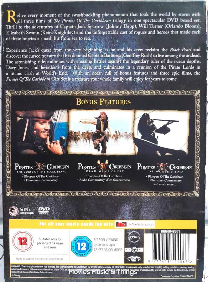 Pirates of the Caribbean - Trilogy (DVD)