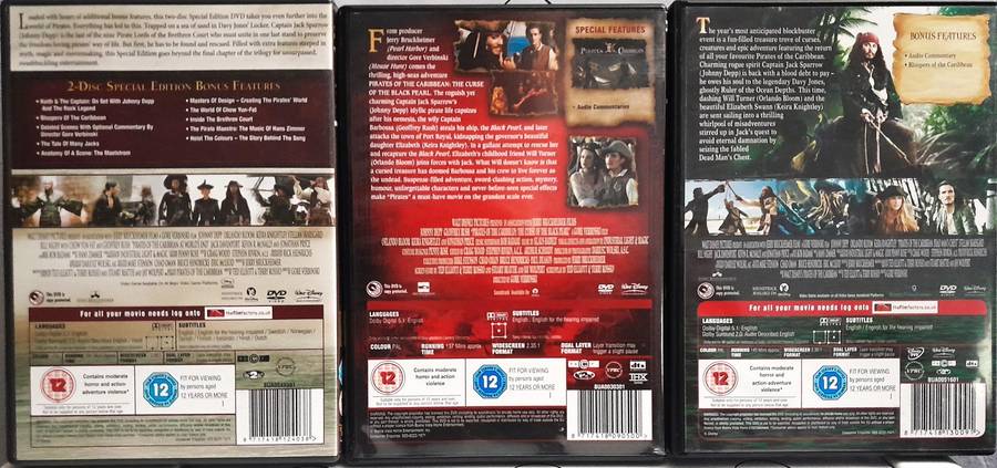 Pirates of the Caribbean - Trilogy (DVD)