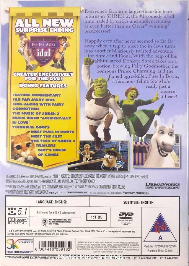 Shrek 2 & Shrek Forever After - Dreamworks (2xDVDs)