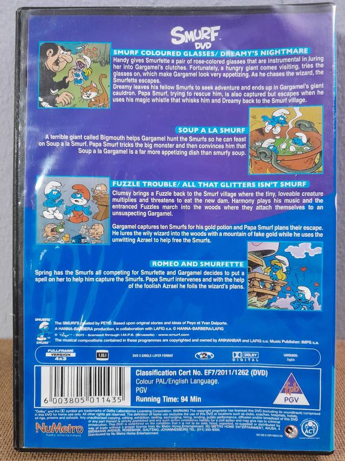 The Smurfs - Volume 3 - Romeo & Smurfette (DVD)
