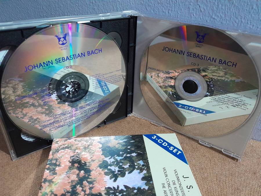 J.S. Bach - Violinkozerte - 3 (CD) Set