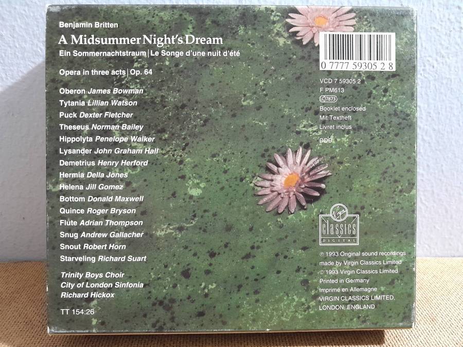 Benjamin Britten - A Midsummer Night's Dream (2xCD)