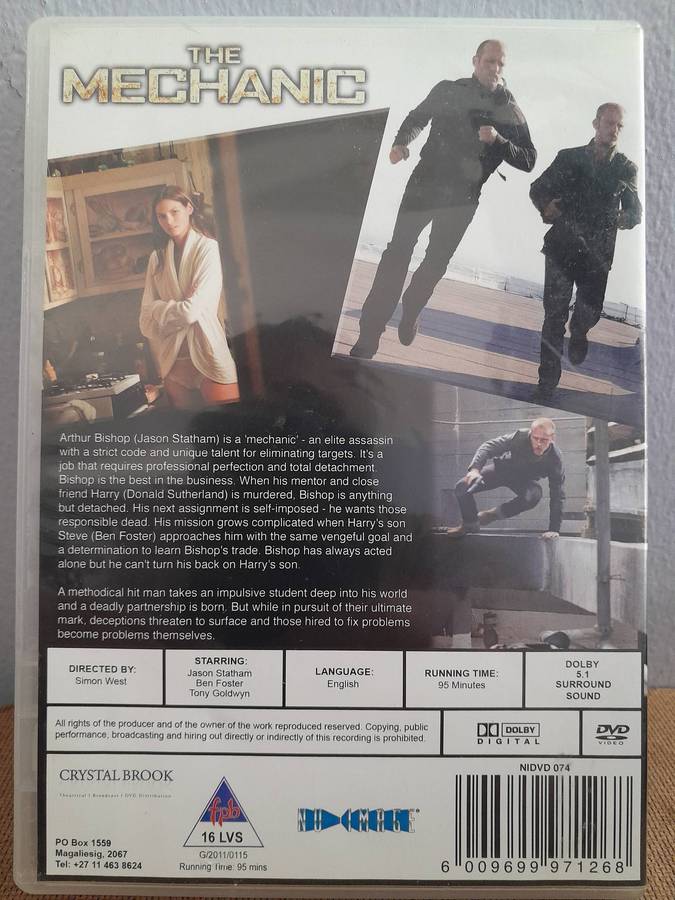 The Mechanic - Jason Statham (DVD)