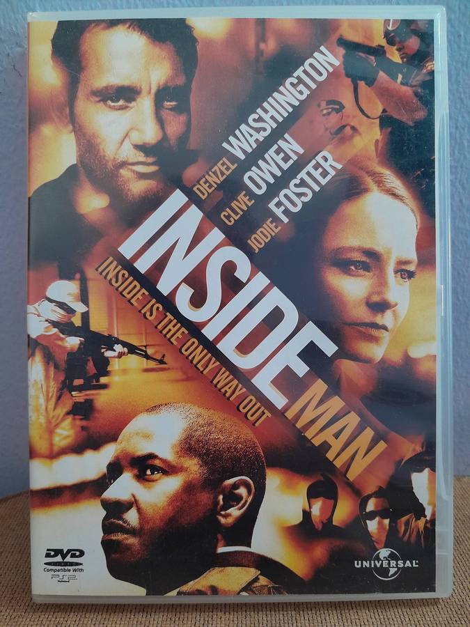 Inside Man - Denzel Washington & Clive Owen (DVD)