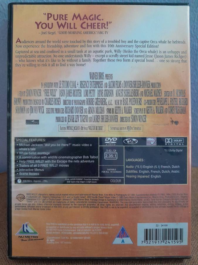 Free Willy - Michael Madsen (DVD)