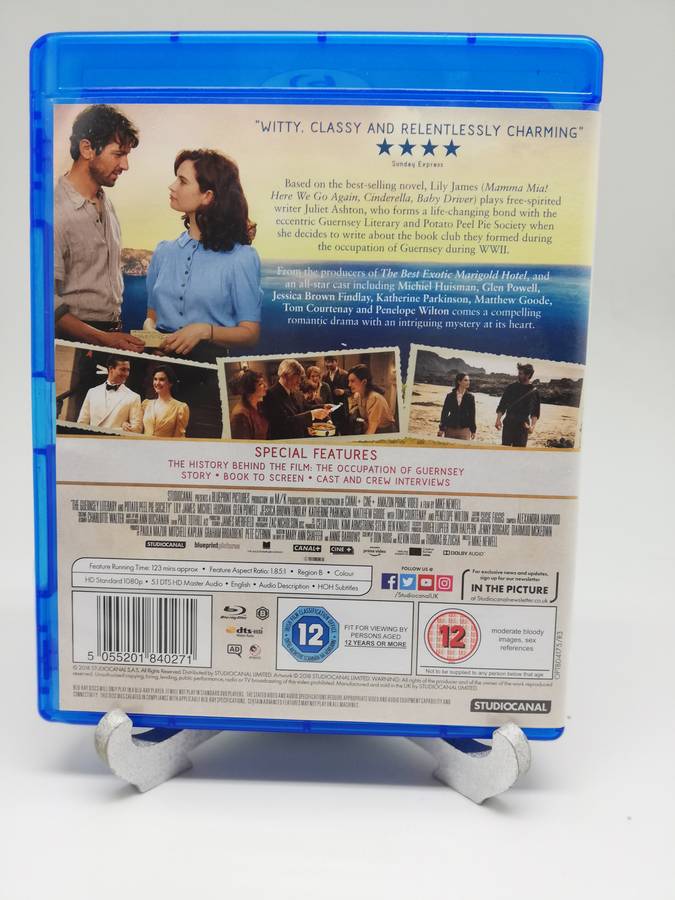 The Guernsey literary and potato peel pie society (Blu-ray Disc)