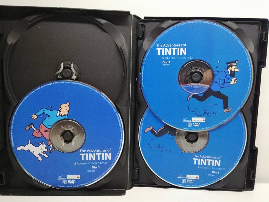 TinTin - The Adventures of... - 5 Adventure packed DVDs - 11 Original Stories