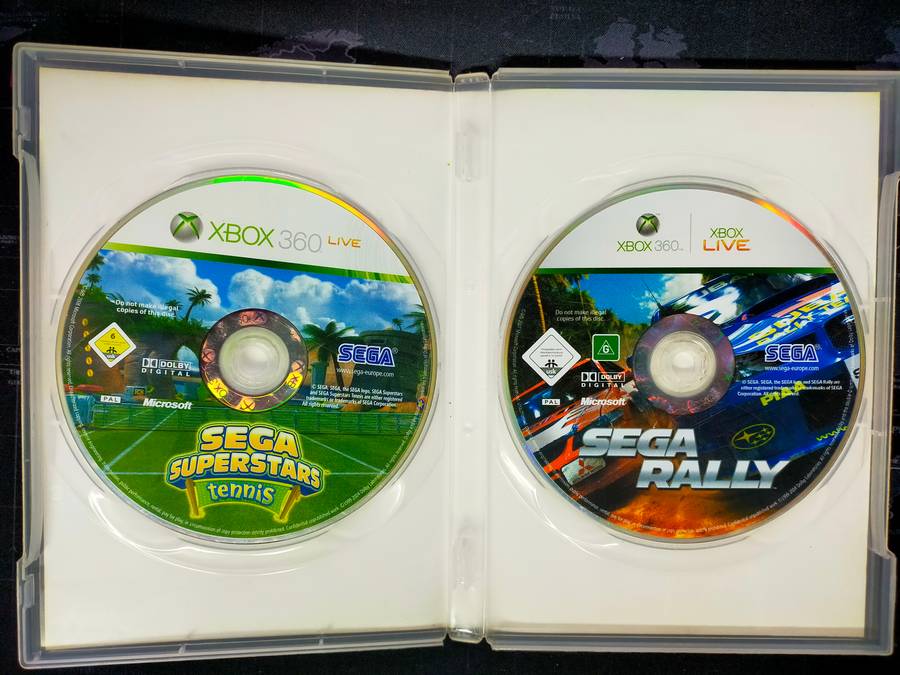 SEGA RALLY and SEGA Superstars Tennis XBOX 360