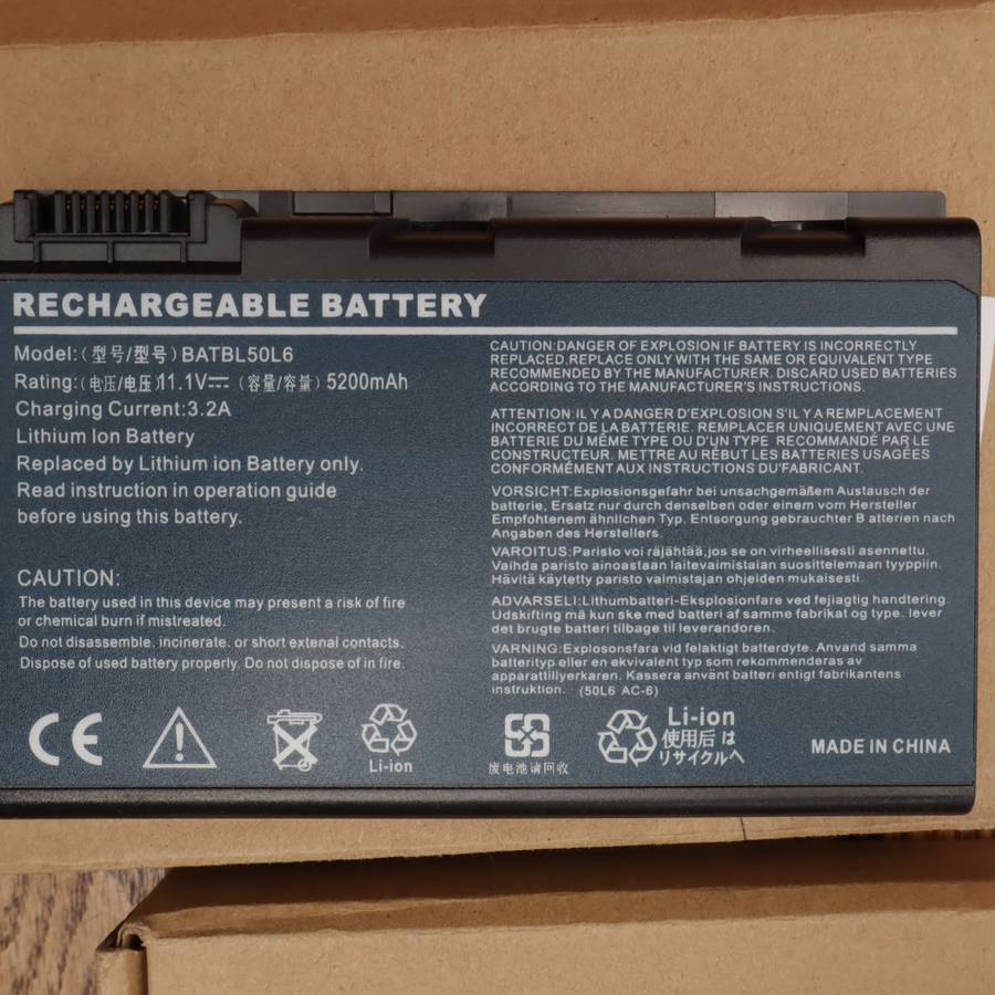 Assorted Batteries for Acer Laptops