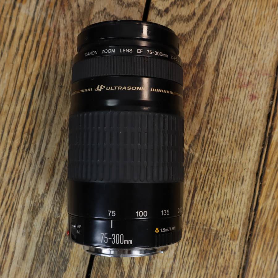 Canon EF 75-300mm f/4-5.6 Ultrasonic Lens - Pre-Owned