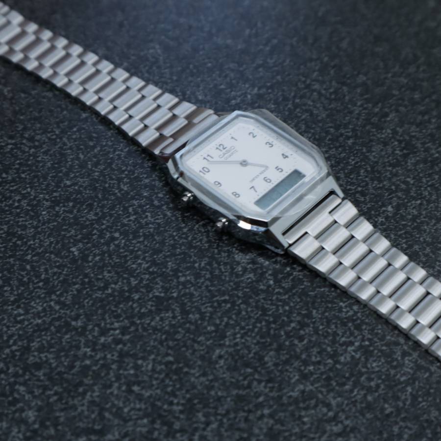 Casio Retro Digital Analogue Water Resistance Watch - AQ-230-7D - Valentine's Sale