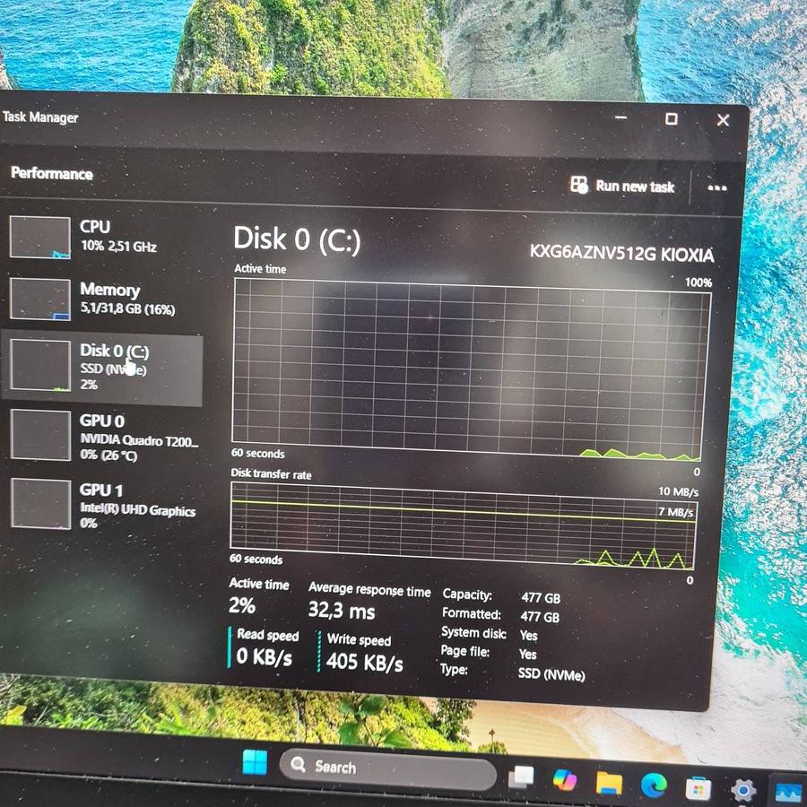 HP ZBook Studio G7 Mobile Workstation 6-Core 10th Gen i7 32GB RAM 500GB SSD NVIDIA® Quadro 4GB 15.6"