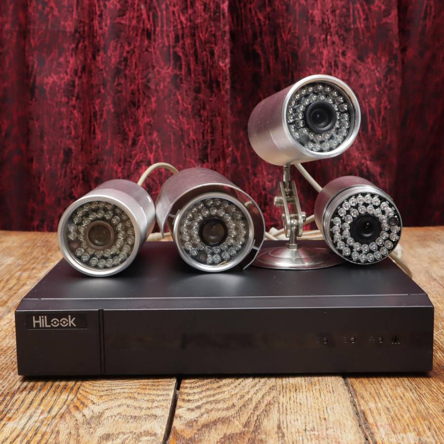 HiLook DVR-204G-F1 2MP 4 Channel TVI DVR 1080p H.264 With 4 Cameras