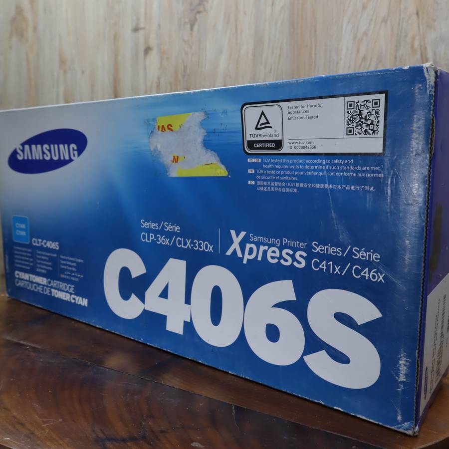Samsung CLT-C406S Cyan Toner Cartridge