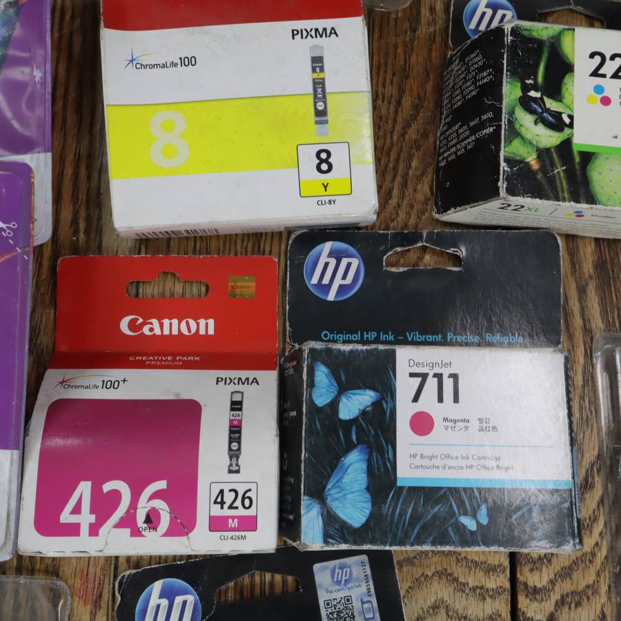 Assorted Printer Ink Cartridges - HP Canon Brother