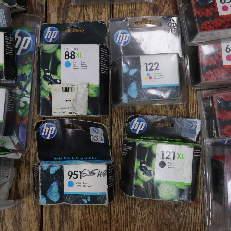 Assorted Printer Ink Cartridges - HP Canon Brother