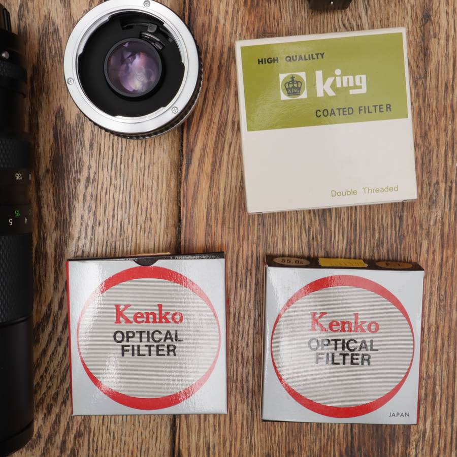 KONICA Autoreflex TC SLR 35mm Film Camera + Lenses - Speedlites - Light Metres - Lens Filters