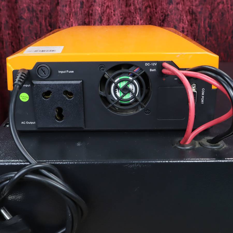 LinkQnet 1KVA 900W Inverter with 12V 100Ah Battery - INV-1000VA-LQ-KC
