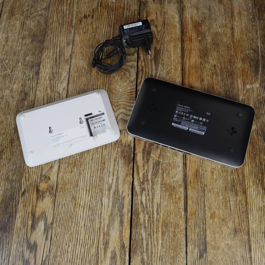Cisco Cloud Managed Devices | Meraki MX64 and Meraki MR20 | - Pre-Owned