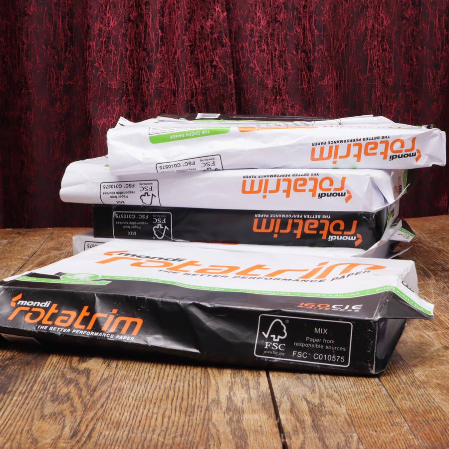 Mondi Rotatrim A3 White Copy Printing Plain Paper 80gsm - 5 Bundles