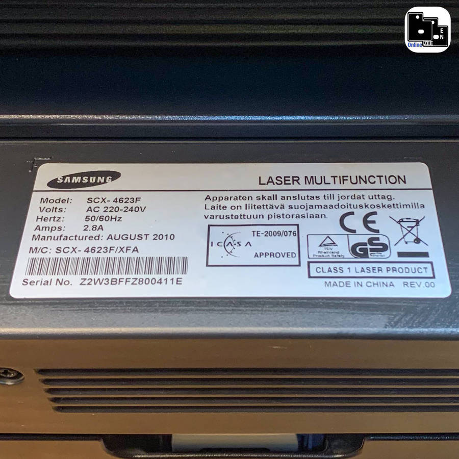 Samsung SCX-4623F A4 Monochrome All-In-One Laser Printer