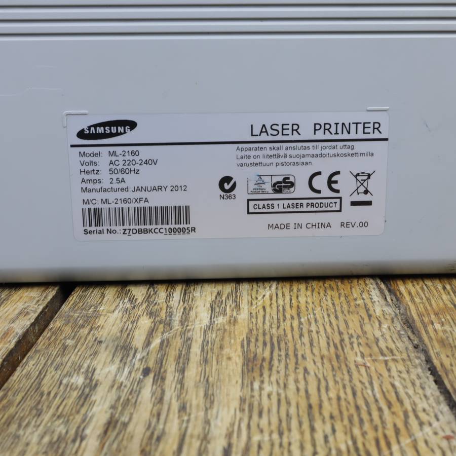 Samsung ML2160 A4 Mono Laser Printer - Pre-Owned
