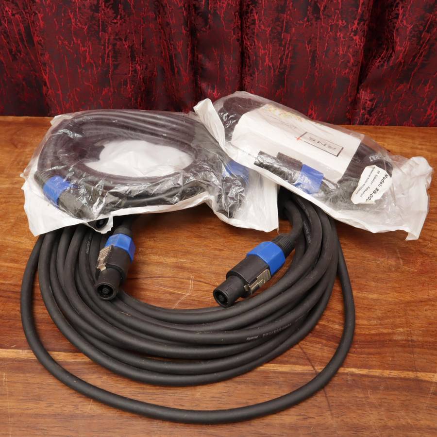 Assorted Speakon to Speakon Speaker Cables Hybrid and RNS