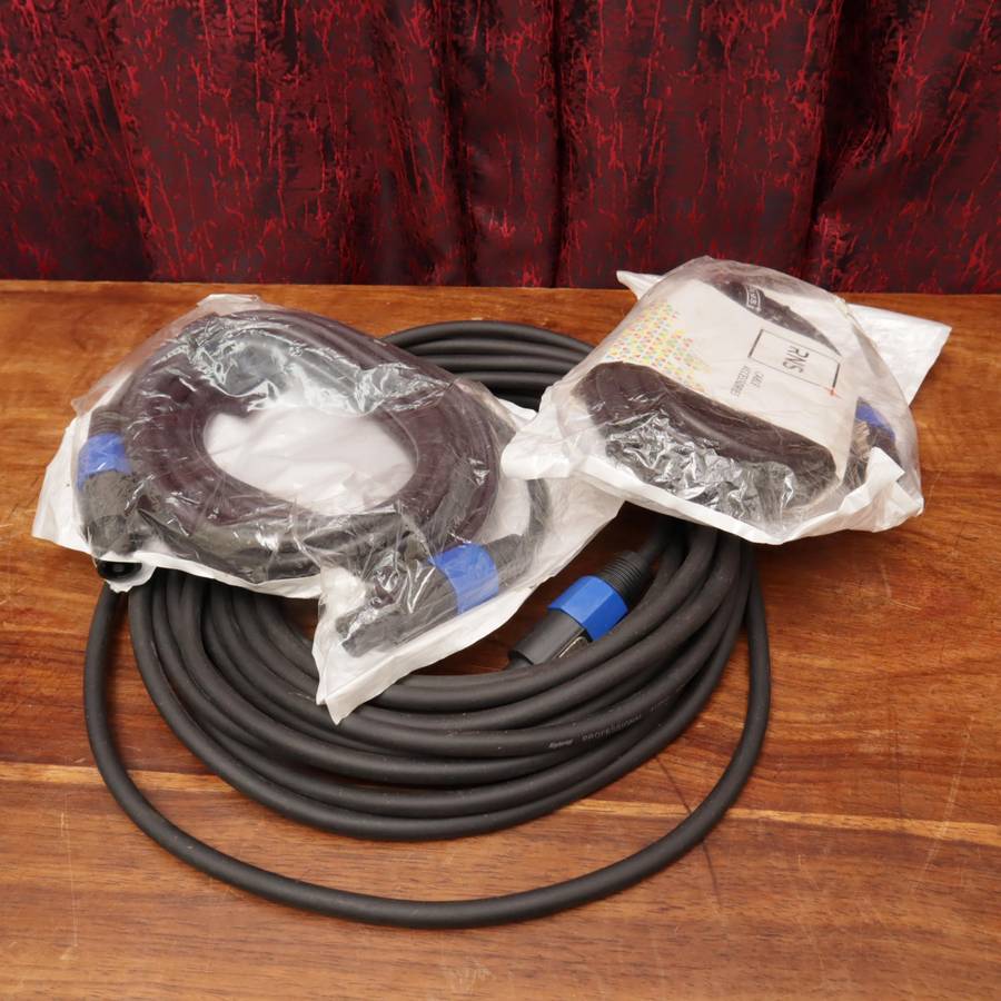 Assorted Speakon to Speakon Speaker Cables Hybrid and RNS