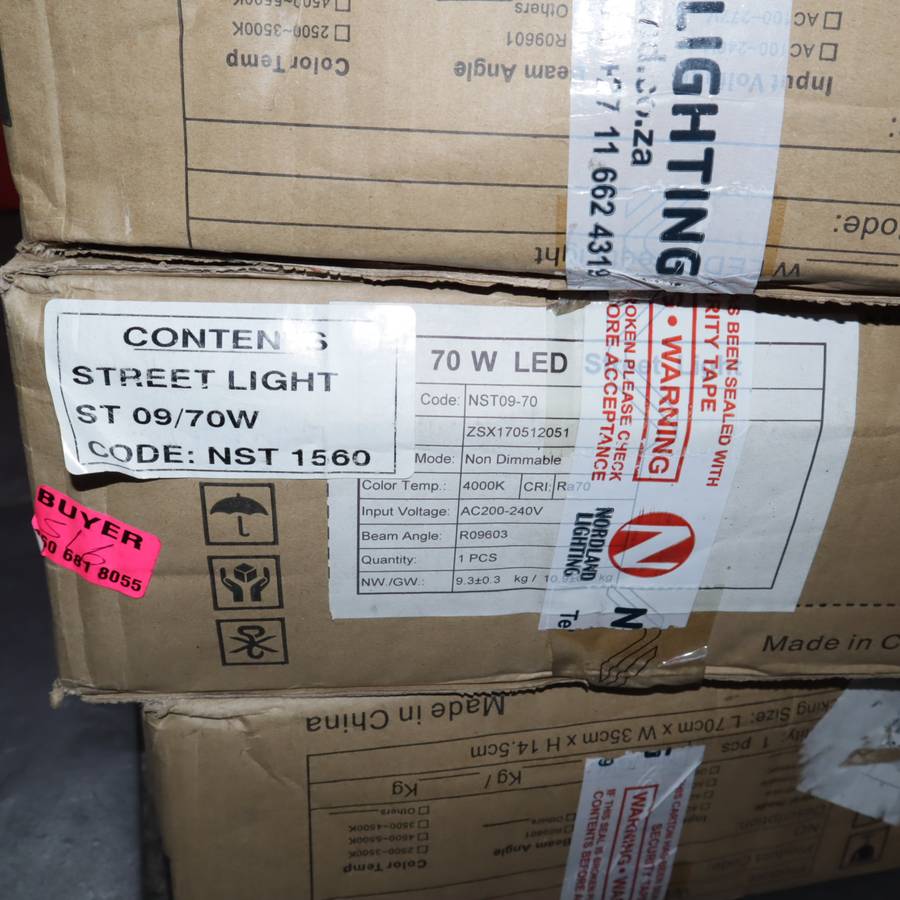 3PCS - 70W LED Street lights NST09-70 - 4000K CRI 70