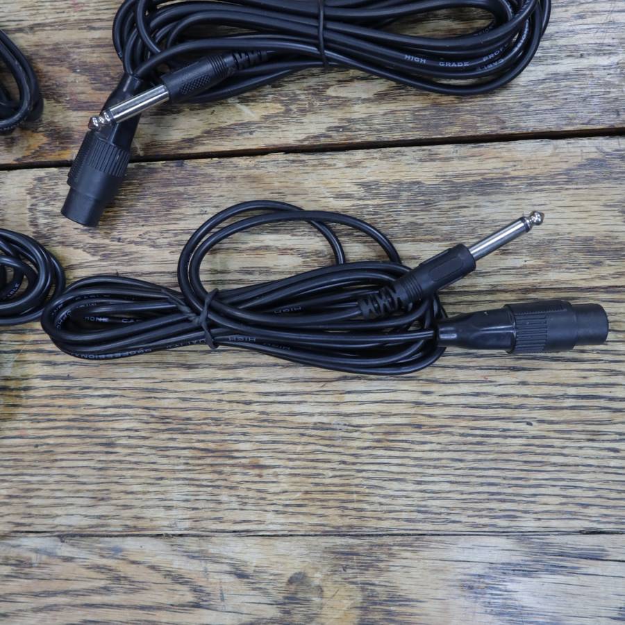 TS Mono 6.3mm Male Jack to XLR Female Audio Cable - 30 Pcs