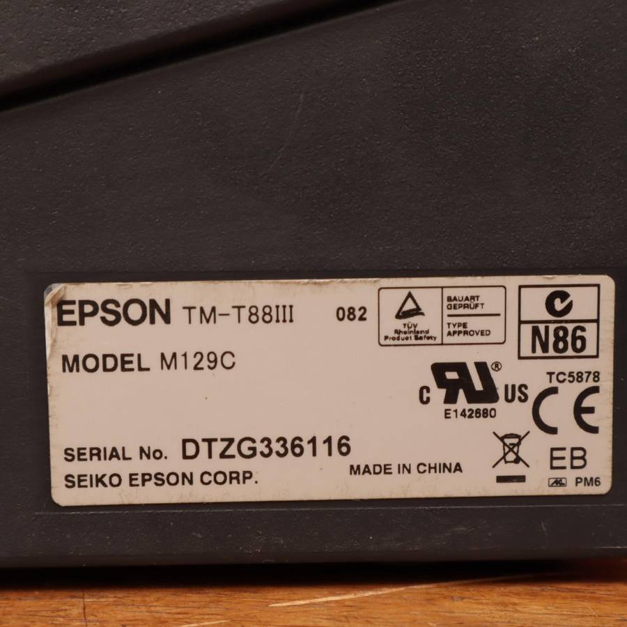 Epson TM-T881II and Sevjoo WTP-150 Thermal Receipt Printers