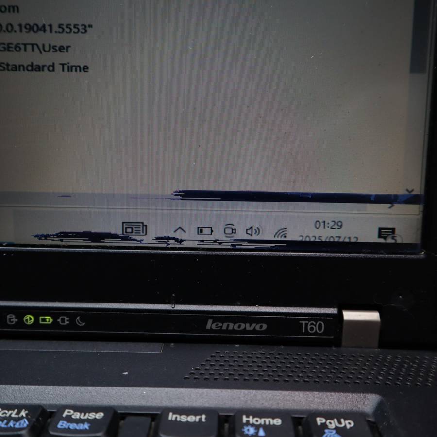 Lenovo ThinkPad T60 180GB HDD 1.83GHz 2GB RAM Core TM 2 Core T5600